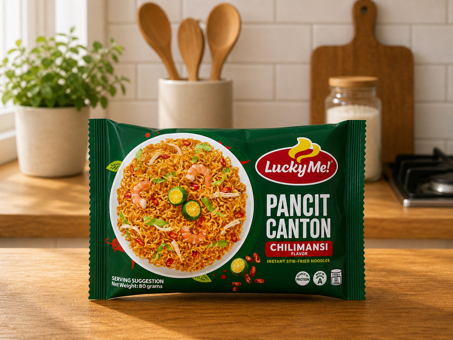 Lucky Me - Instant Noodles Chilli-mansi Pancit Canton 60g