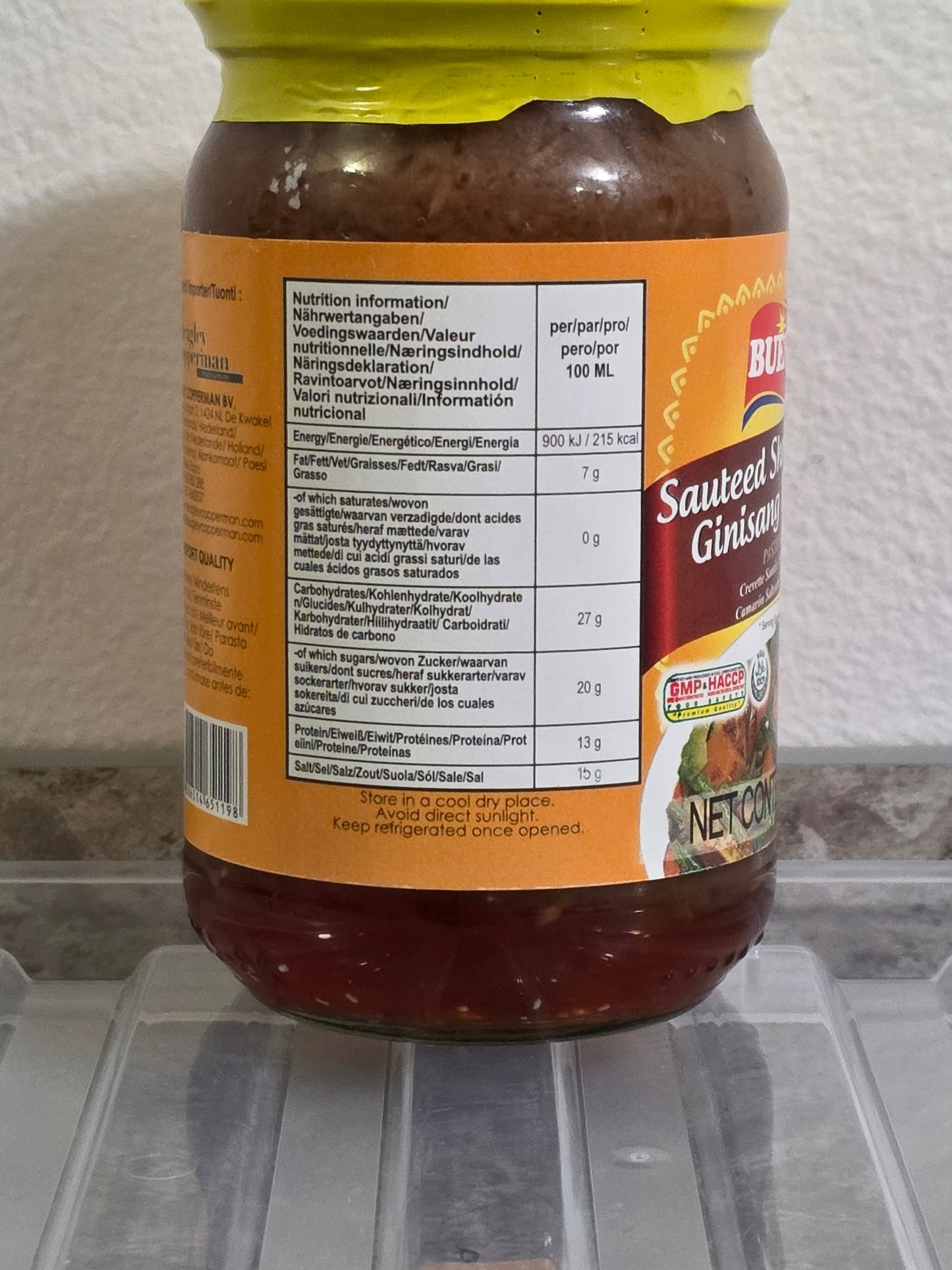 Buenas - Sauteed Shrimp Paste (Ginisang Bagoong) 250g