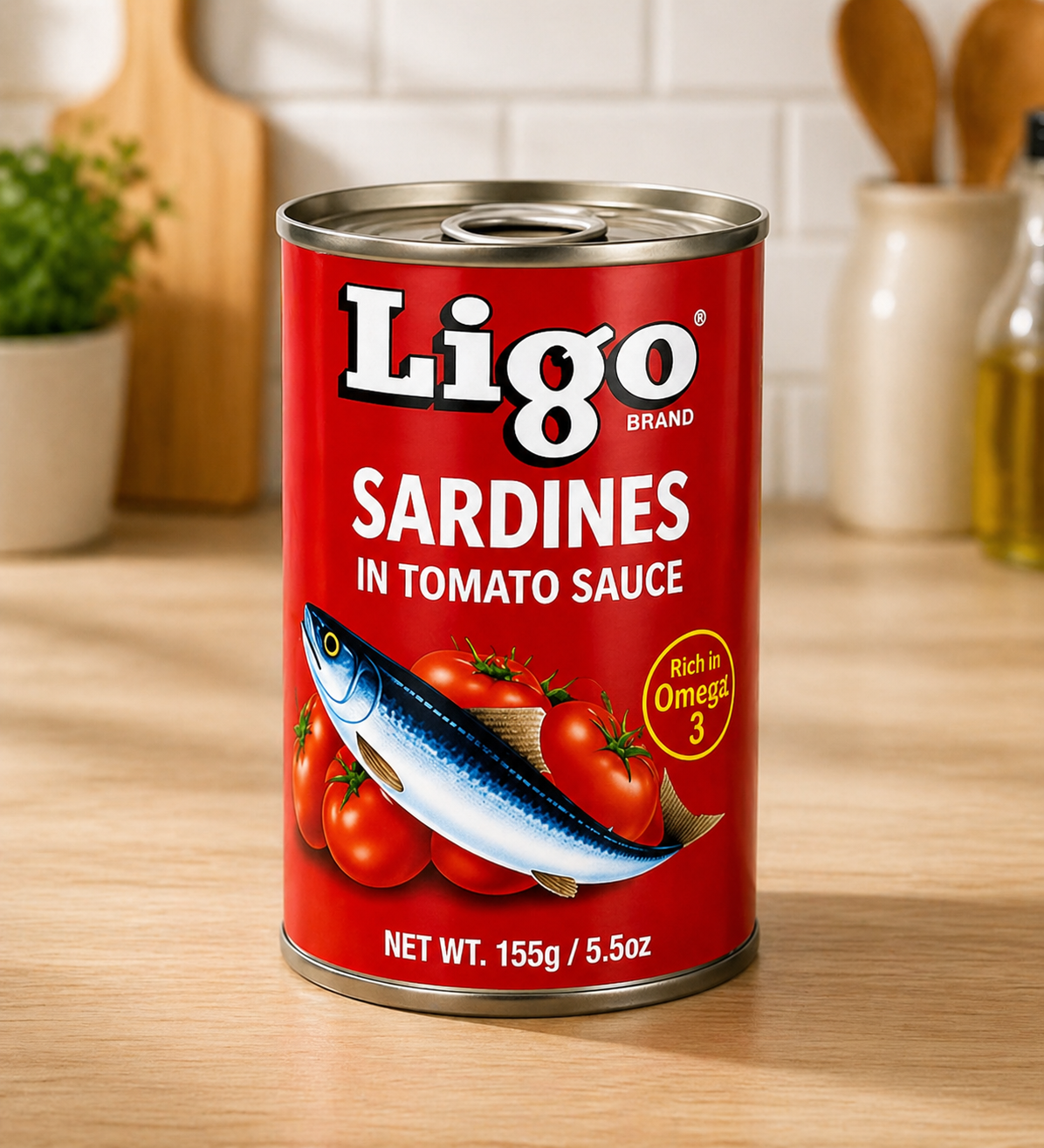 Ligo - Sardinas sa Tomato Sauce na Pula
