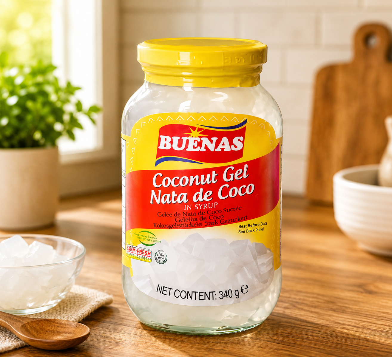 Buenas - Coconut Gel White 340g