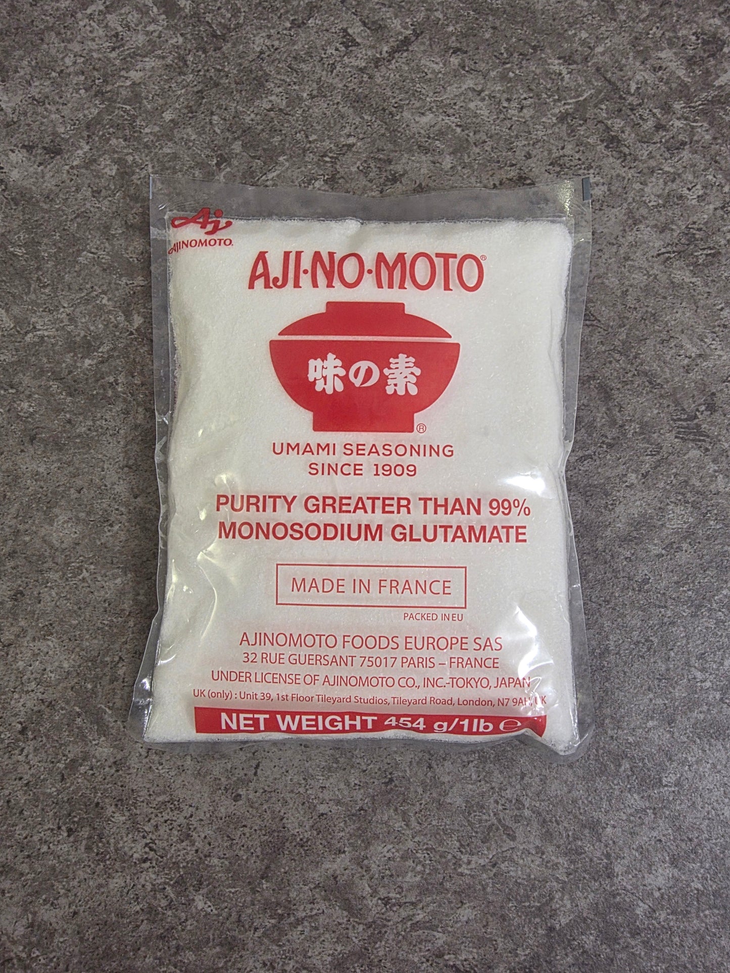 Ajinomoto MSG (Monosodium Glutamate) 454g – Umami Seasoning