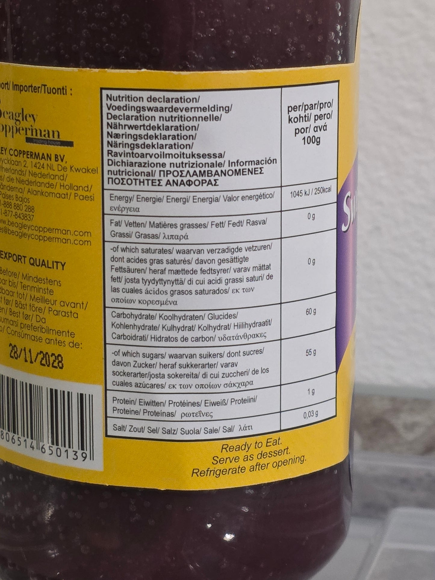 Buenas - Sweet Purple Yam (Ube) Spread 340g
