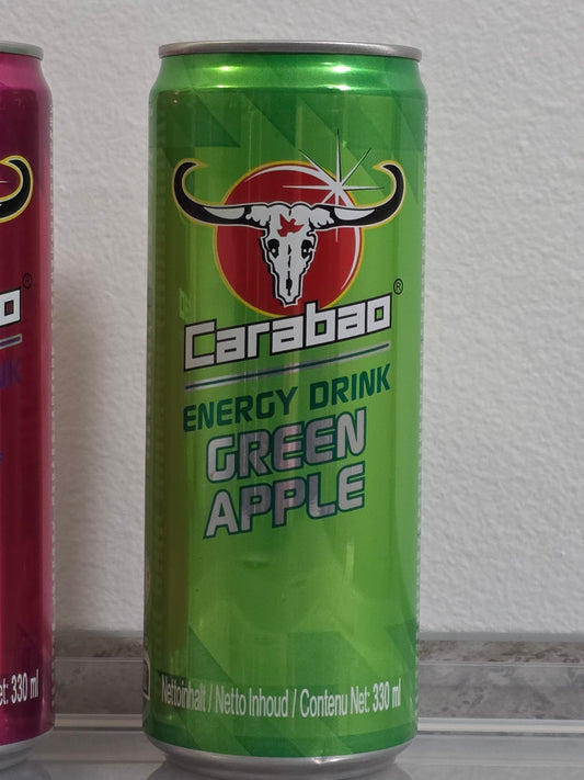 Carabao - Carbonated Energy Drink Green Apple 330ml