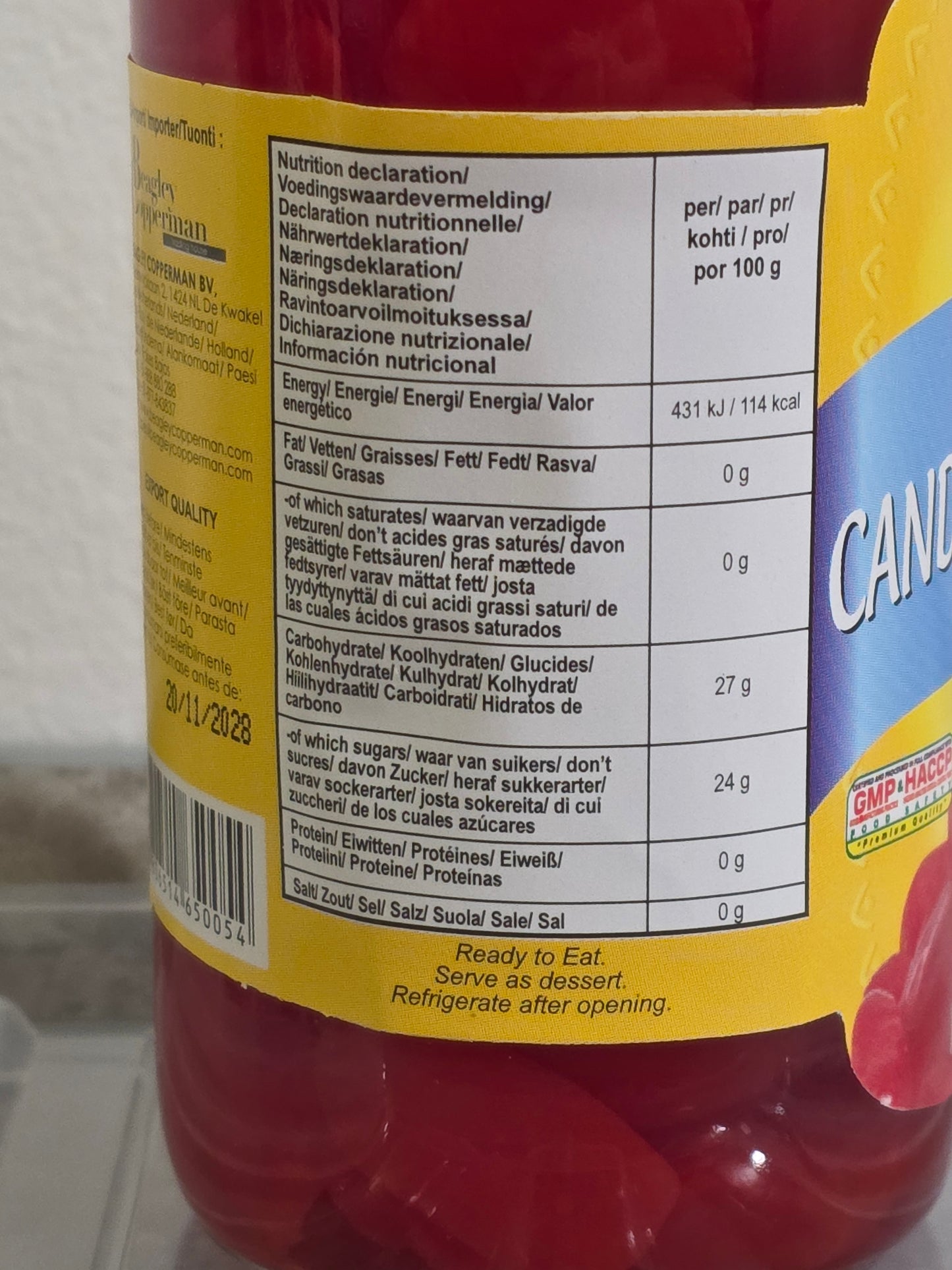 Buenas - Kaong Palm Fruit Red Jar 340g